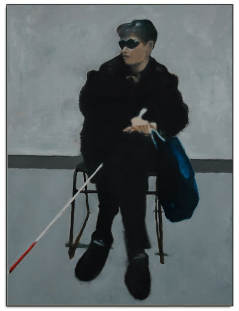 Blind Woman at a Photography Show (VPL)